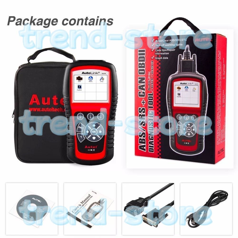 Autel ML619 OBD2 故障診断機 日本語 ABS SRS機能 診断機 自動車 車 スキャンツール OBD2 コード スキャナー BMW拍卖