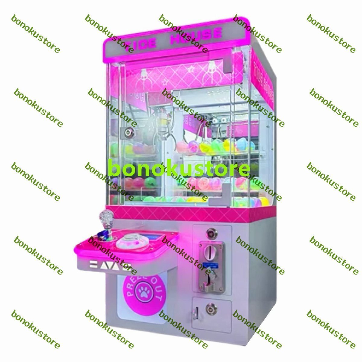 本格 ミニ クレーンゲーム 小型 家庭用 3本爪 店舗 イベント 販促 自宅 筐体 ゲームマシン 確率機 (A)拍卖