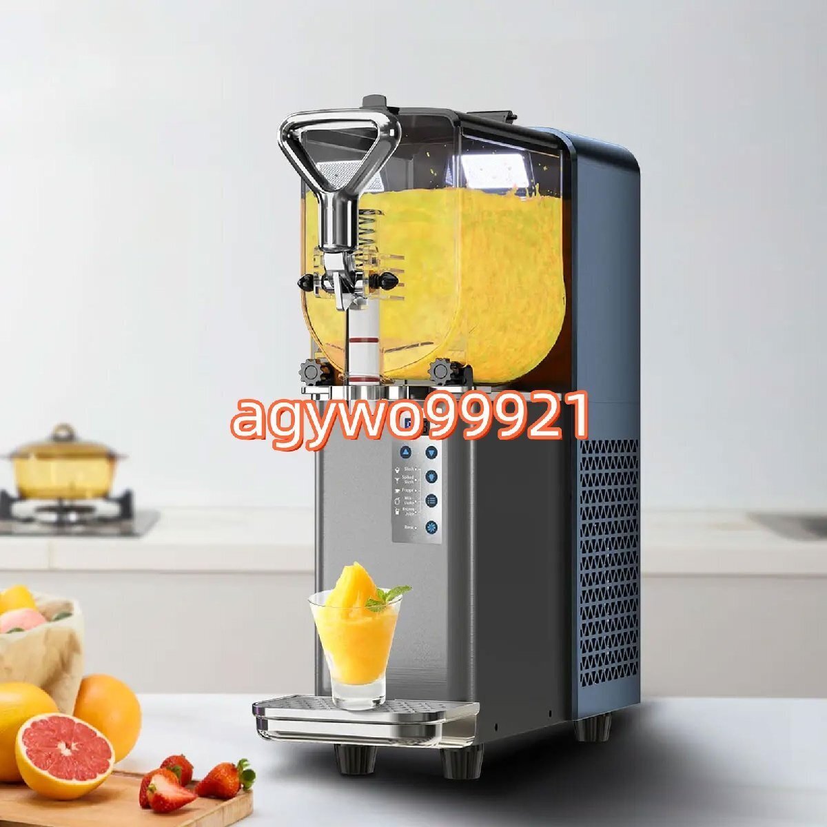 業務用電動スラッシュマシン、4Lソフトクリームマシン、5つのプリセットプログラム、LEDディスプレイ、氷不要、フローズンマルガリータ用拍卖