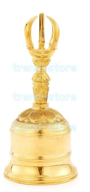 真鍮製 佳品 手作り 仏教 法具 金剛鈴 小々型拍卖
