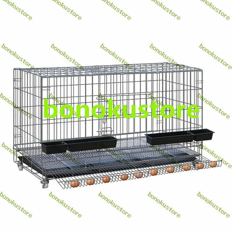 鶏用ケージ チキンケージ大型 鶏かご 屋外鶏用ケージ 鶏小屋飼育ケージ 家庭用 飼育ケージ 家禽用ケージ 鶏舎 鶏かご (85*60*70cm)拍卖