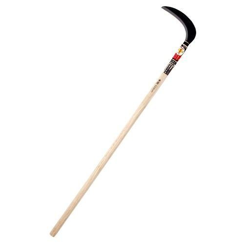 豊稔企販 豊稔光山作 らくかり(中厚鎌) HT-1122 刃195ミリ木柄900ミリ JAN 4543983711229 除草 草刈鎌拍卖