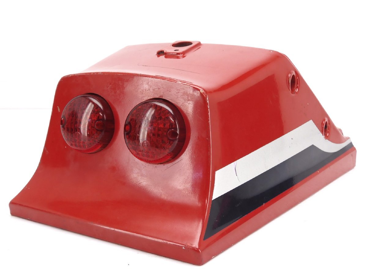 100【評価A】 KAWASAKI カワサキ 純正 Z400GP Z550GP 系シート テール カウル 14025-1401 二灯 ランプ カスタム 赤 旧車拍卖