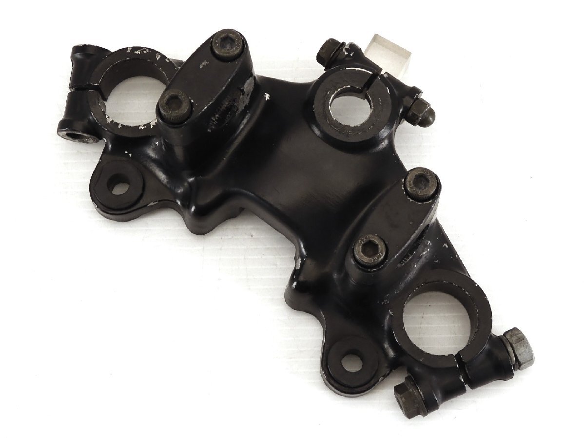 60【評価A】 GSX400E GK53CD 当時物 純正 トップブリッジ 三つ又 Φ33 ハンドルポスト クランプ ASSY 走行距離29,766km拍卖