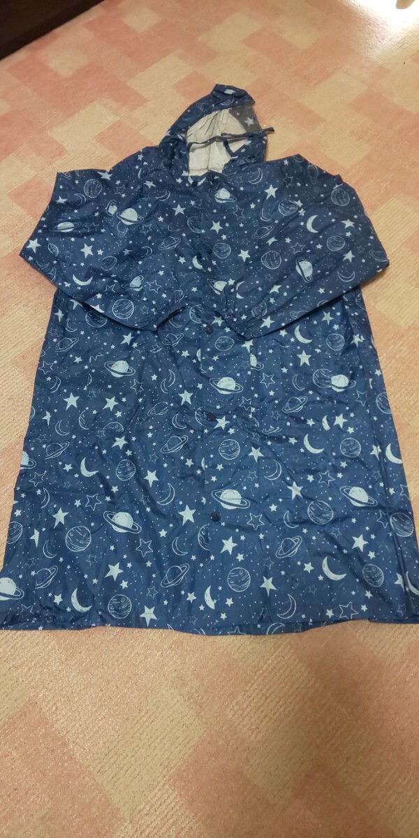 ◆未着用◆防水レインコート ランドセル対応 収納バッグ付 150cm拍卖