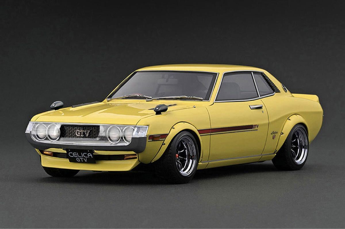 IG3688 1/18 Toyota Celica 1600GTV (TA22) Yellow ignition model イグニッションモデル拍卖