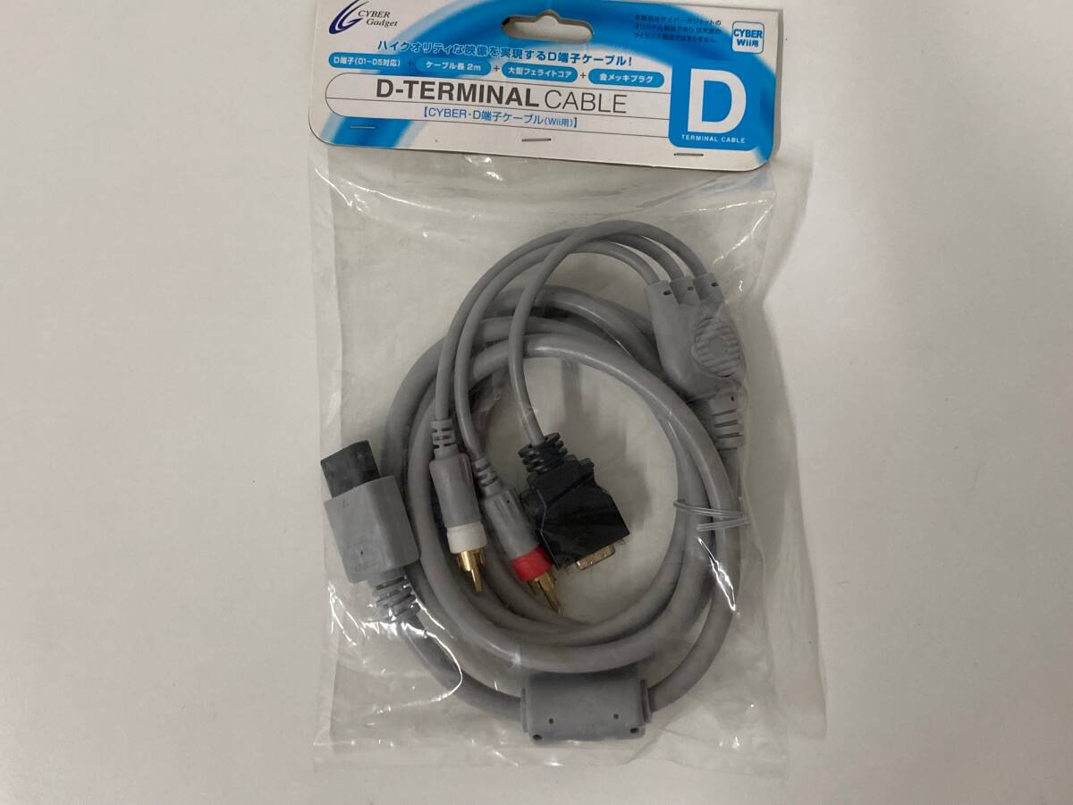 D-TERMINAL ケーブル D端子ケーブル 2m Wii 未使用■8453拍卖