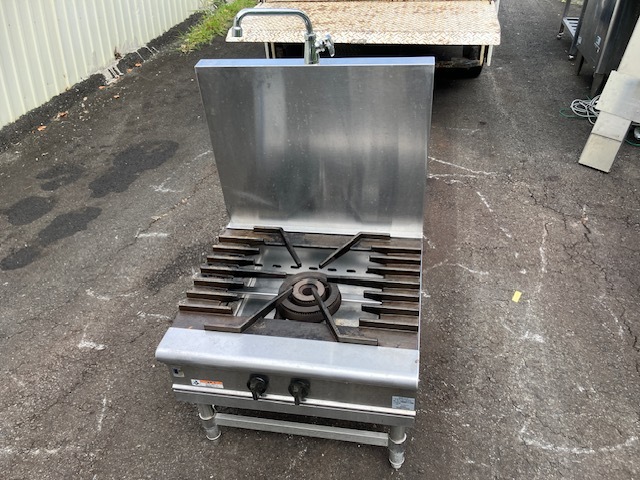 フジマック★業務用1口スープレンジFGTL6-60A★ガスローレンジ★LPガス★プロパンガス用ガスコンロ★中古厨房機器★タニコーマルゼンより拍卖