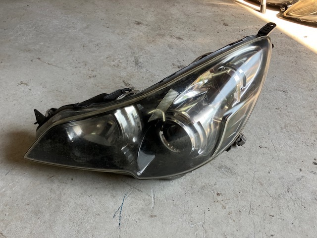 スバル★レガシィBR9 BM9純正HIDヘッドライト左側★助手席側★後期インナーブラックタイプ★ KOITO 100-20061 HCHR-731★レガシー拍卖