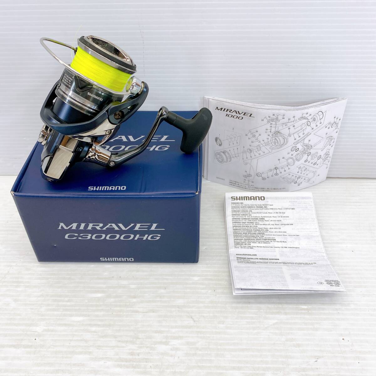 ■ SHIMANO 22 ミラベル C3000HG スピニング リール ライトショアジギング ライトゲーム MIRAVEL シマノ ■拍卖