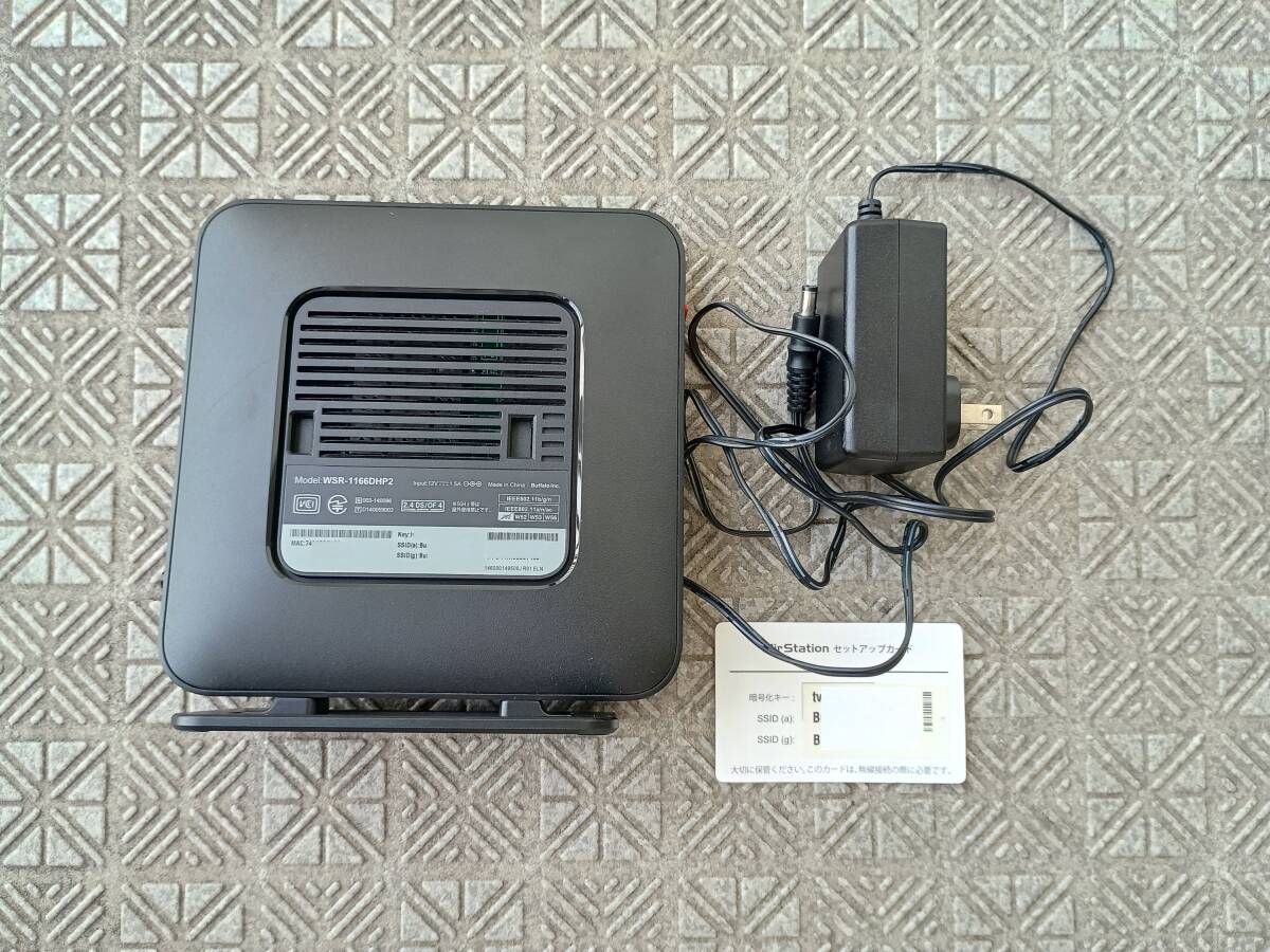 BUFFALO WSR-1166DHP2 Wi-Fiルーター 中古動作品拍卖