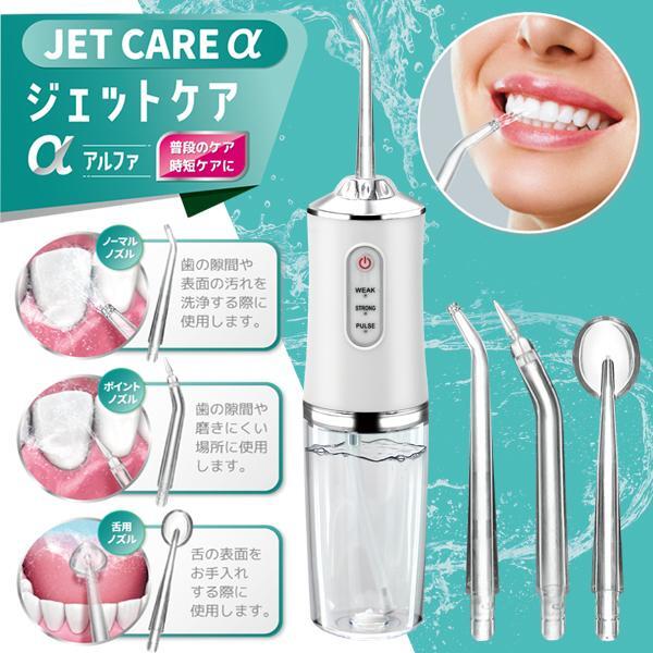 □口腔洗浄器 歯垢除去 ジェットウォッシャー 歯間洗浄機 コンパクト 口内洗浄機 USB充電式拍卖