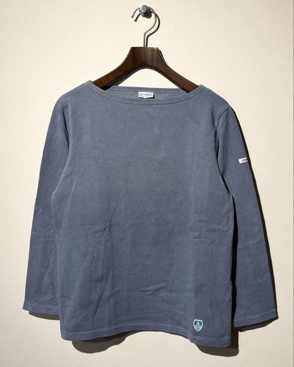 ORCIVAL / バスクシャツ / SIZE:1 / TUNGSTEN(GREY) / MADE IN FRANCE / オーシバル オーチバル / ボートネック マリンT コットンロード拍卖