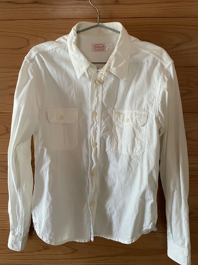 TROPHY CLOTHING トロフィークロージング シャンブレーワークシャツ 15拍卖
