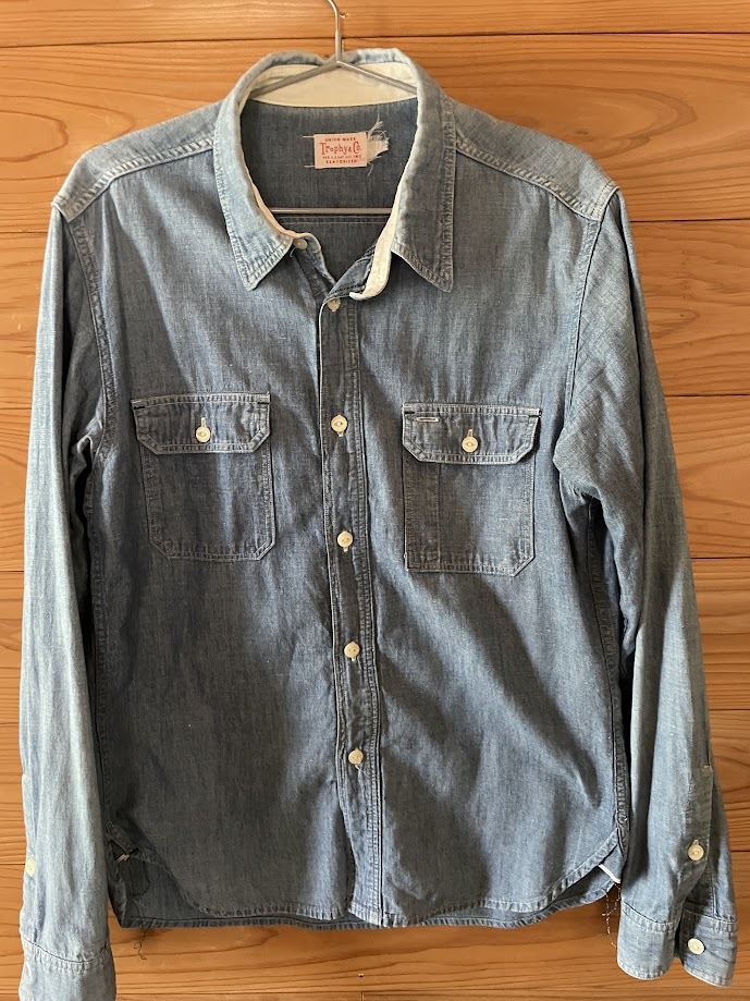 TROPHY CLOTHING トロフィークロージング シャンブレーワークシャツ 拍卖