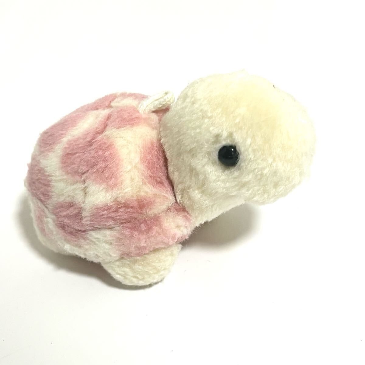 カメさん ぬいぐるみ マスコットキーホルダー かめ 海亀 ピンク ウミガメ 平成レトロ 当時物 人形 アニマル拍卖
