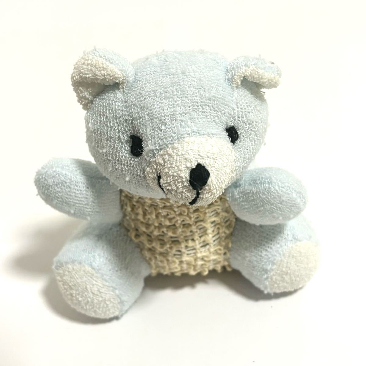 クマさん ぬいぐるみ くま 熊 テディベア 水色 ライトブルー 平成レトロ人形拍卖