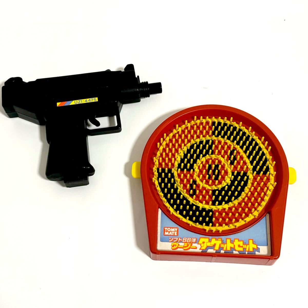 TOMYMATE ソフトBB弾ウージーターゲットセット ピストル UZI4475 トミー 平成レトロ拍卖
