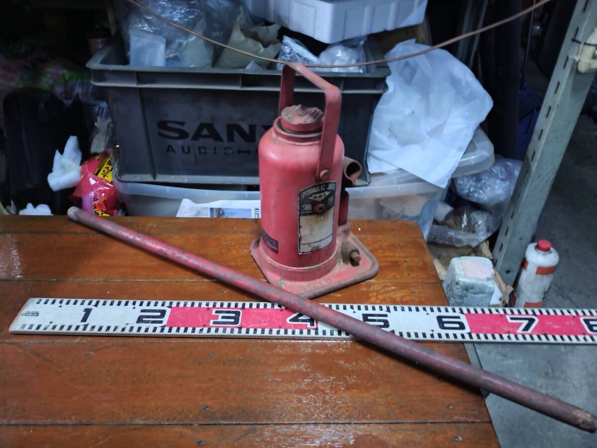 カヤバ☆KYB ダルマジャッキ 出現作動現状品☆一応リペアーベースで拍卖