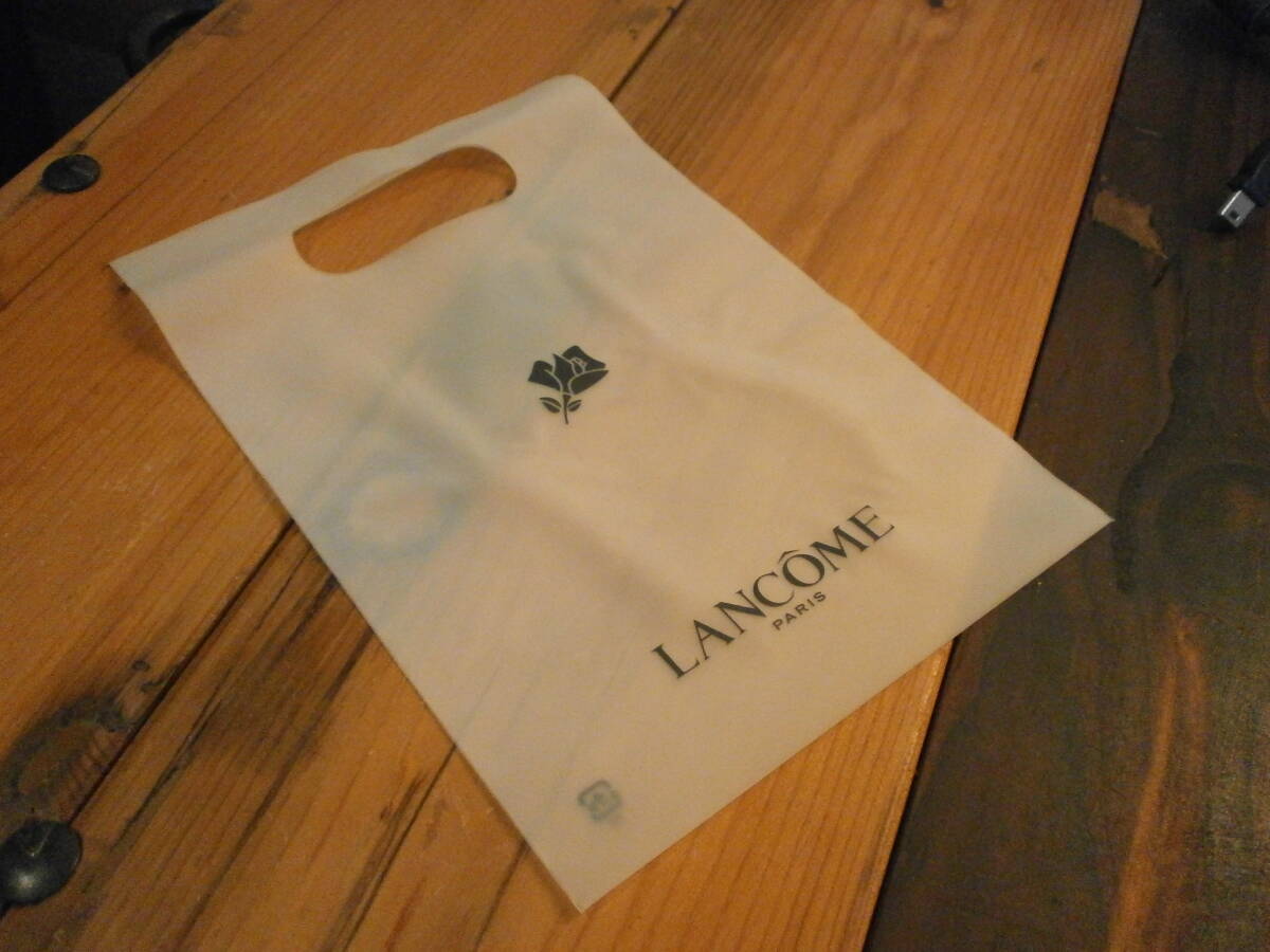 LANCOME ランコム ナイロン袋 WHITE ホワイト 白 袋 コスメ 化粧品 ショップ袋 ショッパー ショッピング袋拍卖