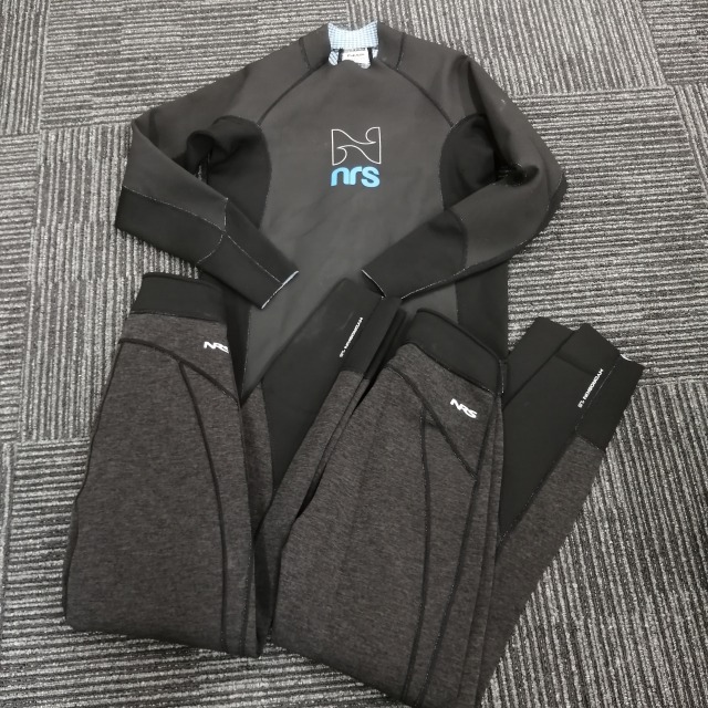 まとめ NRS ウェットスーツ ジャケット 1.0 1点 パンツ 1.5 2点 S 計3点 上下 セット カヤック カヌー ラフティング 川 用品 拍卖