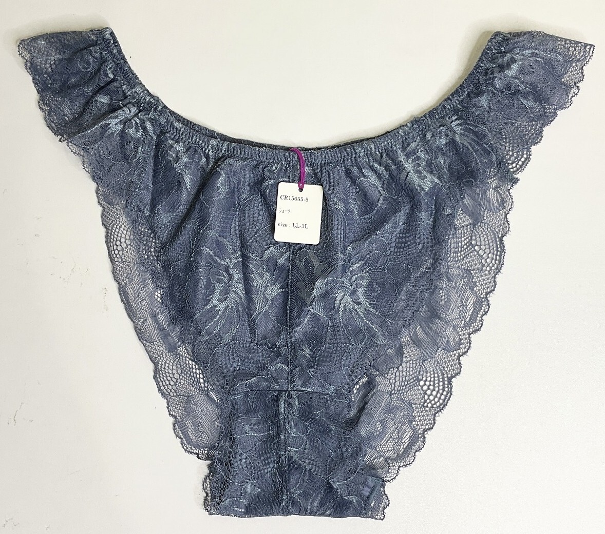 <再値下げ>CR15655-5 IS⑦【特価】新品 大きい ショーツ レース 花柄 深履き ストレッチ レディース拍卖