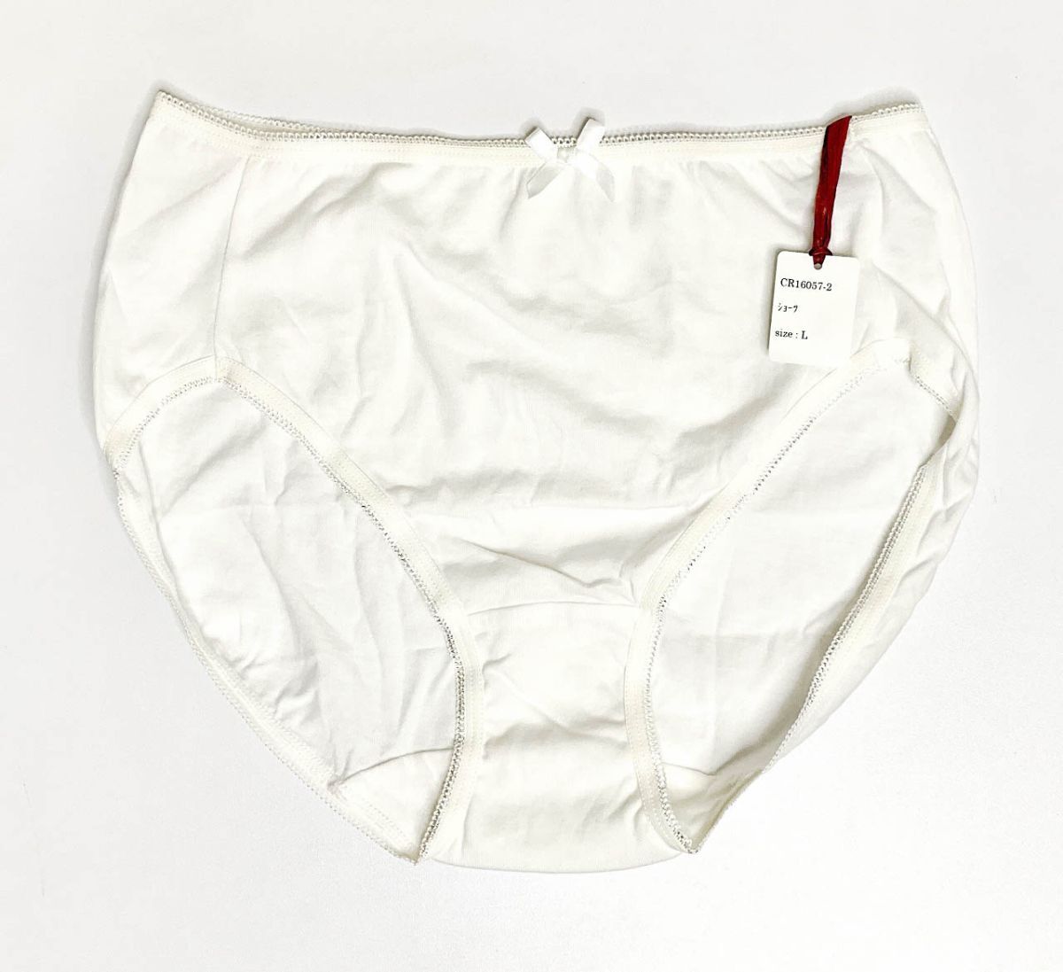CR16057-2 IS⑦【特価】新品 ショーツ 10枚組 L ピンク リボン 綿100% 深履き ストレッチ おしゃれ レディース拍卖