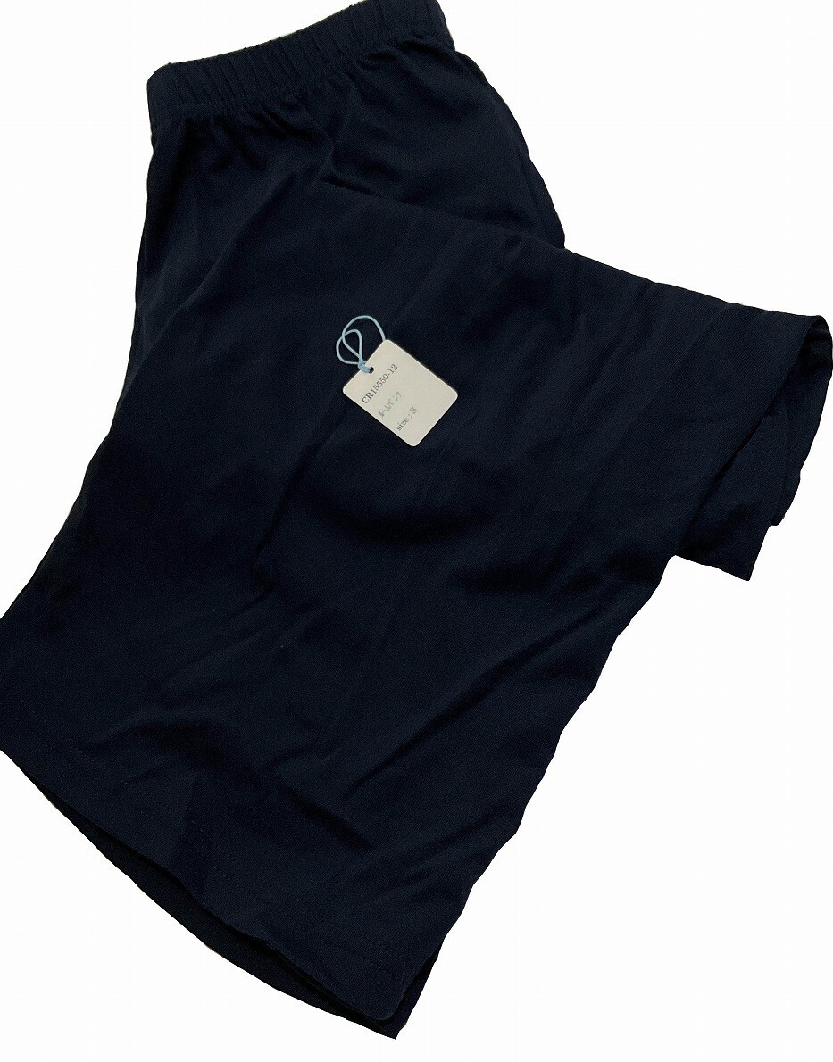 CR15550-12 ZK⑦【特価】新品 小さい ルームパンツ 2枚組 Sブラック ストレッチ 綿混 ゆったり 楽ちん ウエストゴム 伸縮性 レディース拍卖