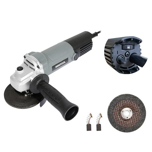 7段階変速 SENTOOL 変速ディスクグラインダー 100mm コード式 無段変速 7段階 1台で5役 AC100V 600W 拍卖