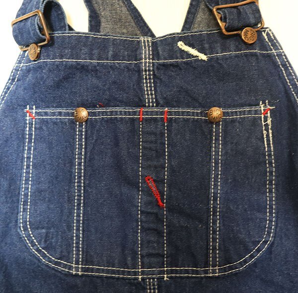 CO11ビッグマックBIGMACぺニーズPENNEYSアメリカ古着アメリカ製オーバーオール80’-90'ビンテージ42ビッグサイズ/デニムパンツ/オールイン拍卖