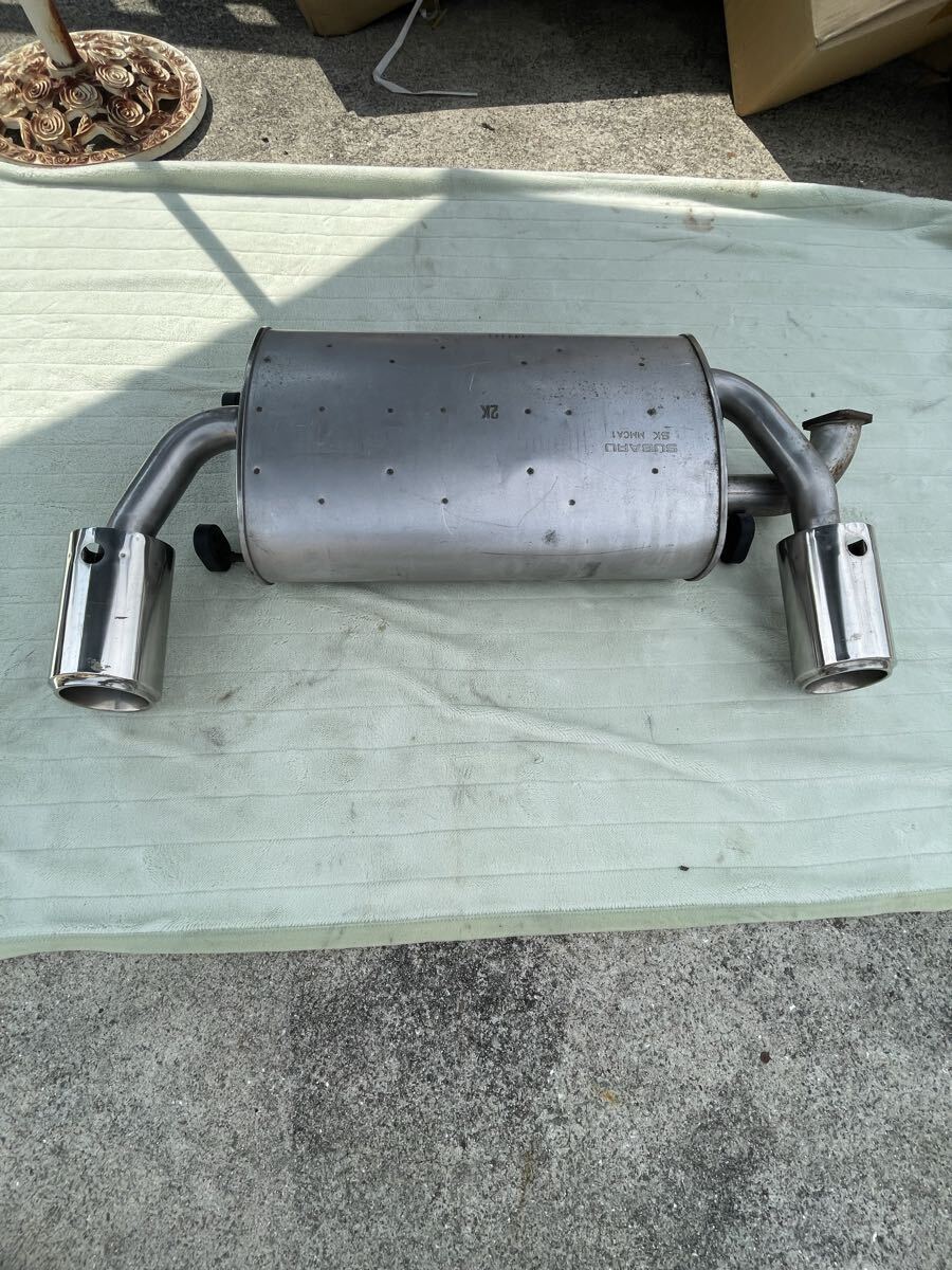 SUBARU スバル BRZ 純正マフラー 純正 リアマフラー SK MMCA1 86 リアピース ノーマルマフラー 車検時等に 現状売り切り拍卖