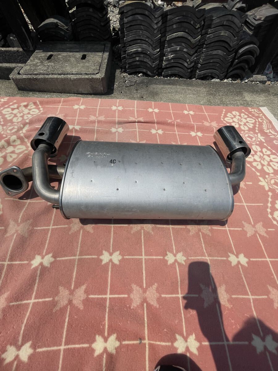 美品 SUBARU スバル BRZ 純正マフラー 純正 リアマフラー SK MMCA1 86 リアピース ノーマルマフラー 車検時等に 現状売り切り拍卖