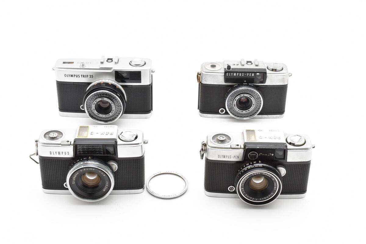 ☆訳あり特上品☆オリンパス OLYMPUS PEN D / D2 / EE-3 / TRIP35 / 4個まとめ #100#60#1953拍卖