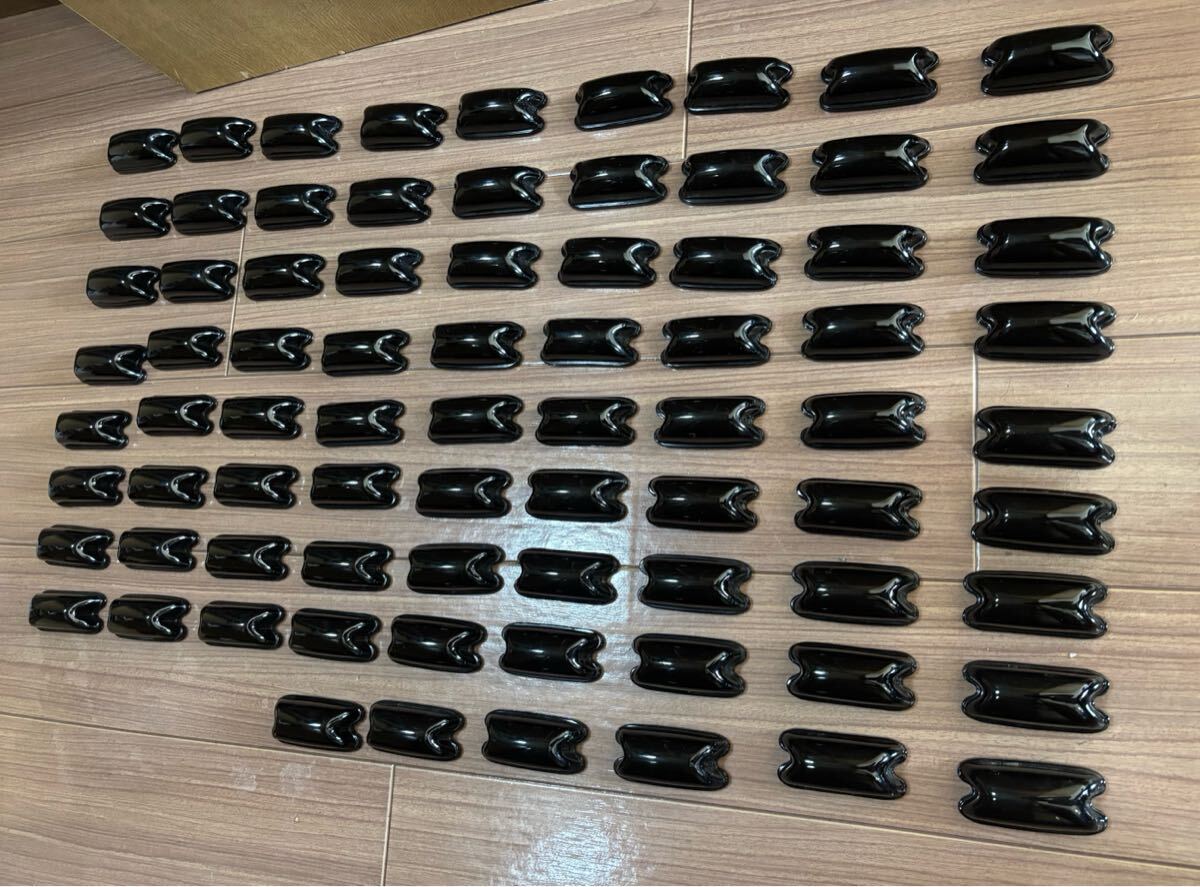 レトロ 希少 廃版 JB LO-100用レンズ ガラス濃緑 78個SET IKK製 検)角マーカー 深緑激レア レトロ かまぼこ 箱マーカー デコトラ拍卖