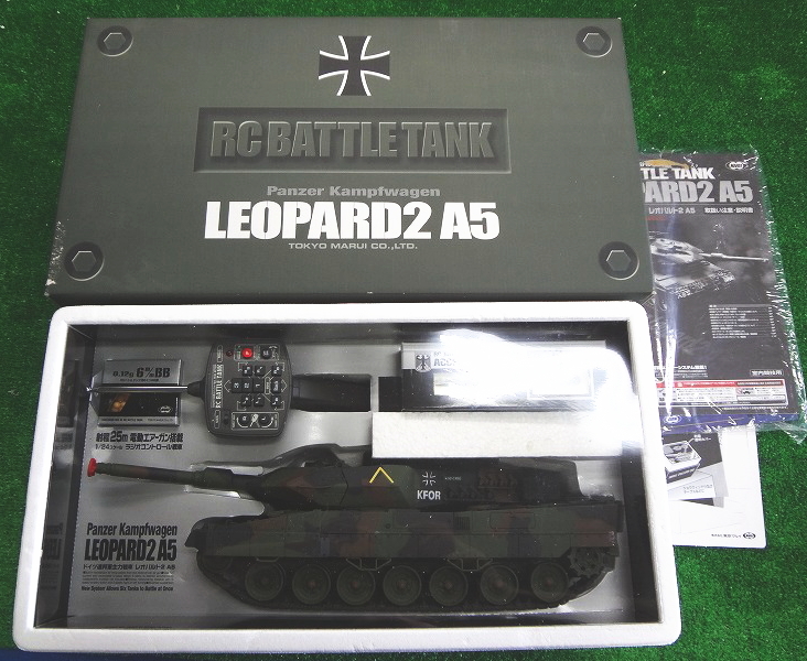 Kテか3031 東京マルイ■電動エアーガン■RCBATTLETANK■1/24 ラジオコントロール バトルタンク■LEOPARD2 A5 レオパルト ラジコン エアガン拍卖