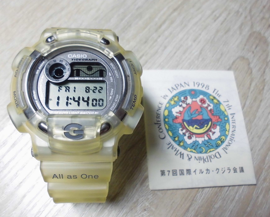 未使用同等!送料390円~カシオ ジーショック DW-8600KJ-8T フィッシャーマン イルクジ 温度計測可 タイドグラフ ムーンデータ G-SHOCK拍卖