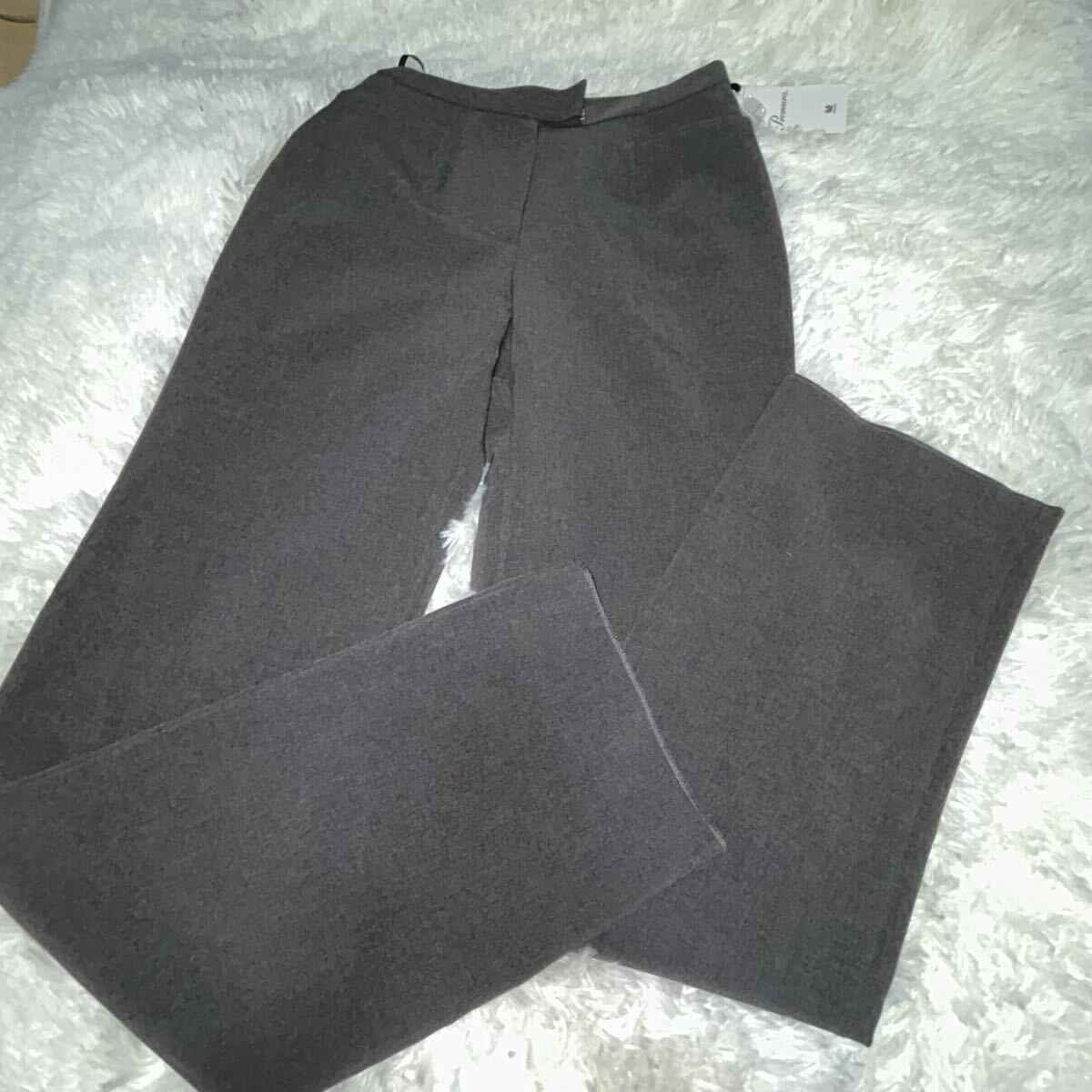 新品 ワコール Premura、履きやすいパンツ 濃いグレーM拍卖