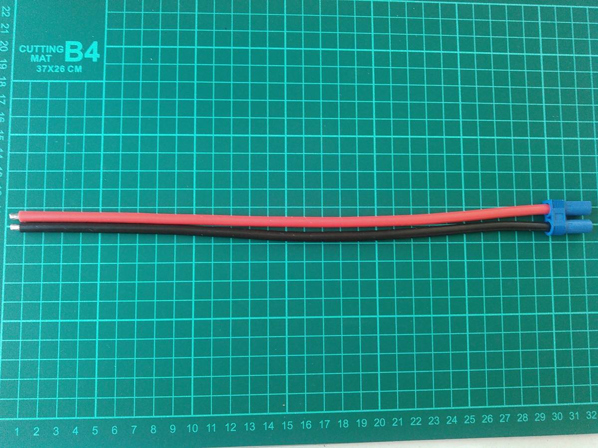 送料無料 EC5 オス コネクター付きケーブル 10AGW 30cm 検) 電気差し止め器 罠 狩猟 ジャンプスターター 自作 修理 電源 12v ハンティング拍卖