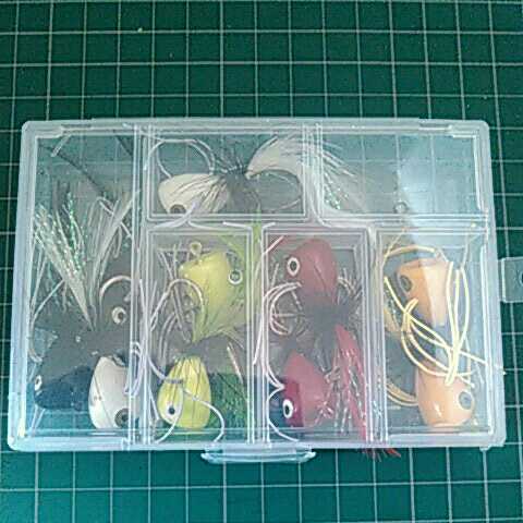 送料無料 バスバグポッパー ♯2 10個セット 検)B級ルアー ブラックバス ブルーギル クラッピー フラポッパー スモールマウス 野池 拍卖