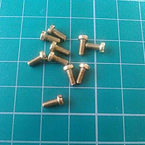 平頭ネジ M2.5 L6 真鍮 10個 検)abu サイドカップ 4600c 5500c 6500c 4601 5601 6601 雷魚 かご ジギング 4501 5501 6501 フレーム2501 拍卖