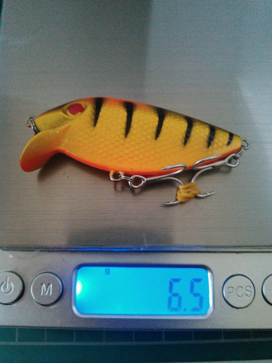 スイフィン風ミノー 65mm 6.5g カラー5 検)B級ルアー アメリカン ストーム ラパラ 野池 ブラックバス ナマズ トップ シーバス 拍卖