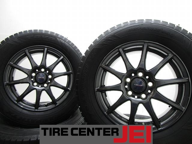 16インチ TOYO 215/65R16 6.5J+39 114.3 カローラクロス/アルファード 中古スタッドレスアルミホイール【4本セット】送料無料(SA16-4495)拍卖