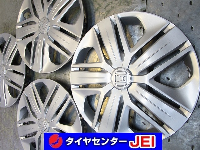 送料無料!! HONDA ホンダ フィット純正 ホイールキャップ ホイールカバー スチール用 中古 4枚セット(GP-0186)拍卖