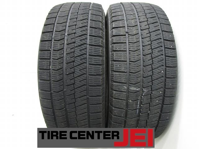 215-55R17 8.5-8分山 ブリヂストン ブリザックVRX2 2020年製 中古スタッドレスタイヤ【2本】送料無料(S17-8003)拍卖