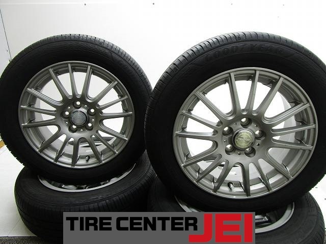 15インチ 185/60R15 6J+43 100 バリ溝 170シエンタ/ラクティス 中古タイヤアルミホイール【4本セット】 送料無料(MA15-4526)拍卖