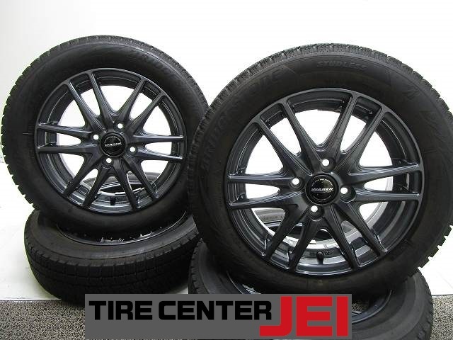 14インチ VRX2 155/65R14 4.5J+45 100 軽自動車 バリ溝 中古タイヤアルミホイール【4本セット】 送料無料(SA14-4521)拍卖