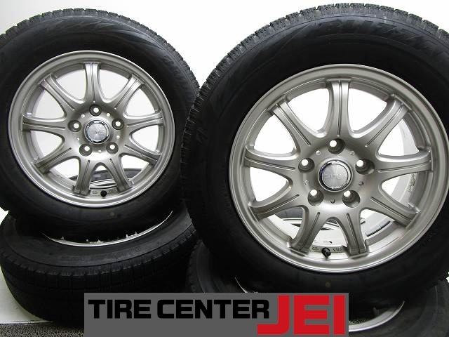 15インチ VRX2 195/65R15 6J+43 114.3 セレナ 中古スタッドレスタイヤホイール4本セット送料無料(SA15-4515)拍卖