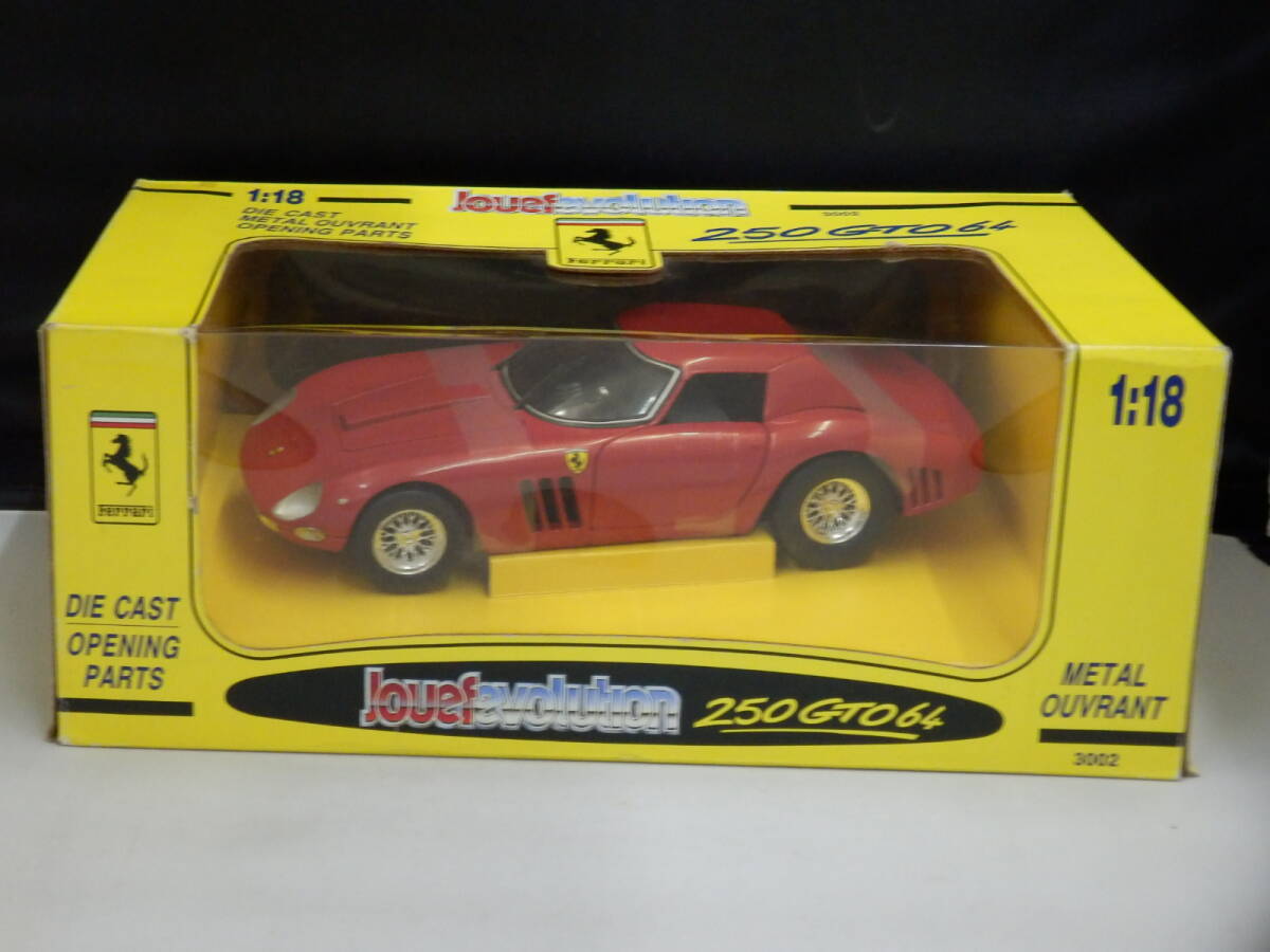 3002 7222 京商 Jouef evolution フェラーリ 250GTO 64 1/18 KYOSHO FERRARI 250GTO 64 拍卖