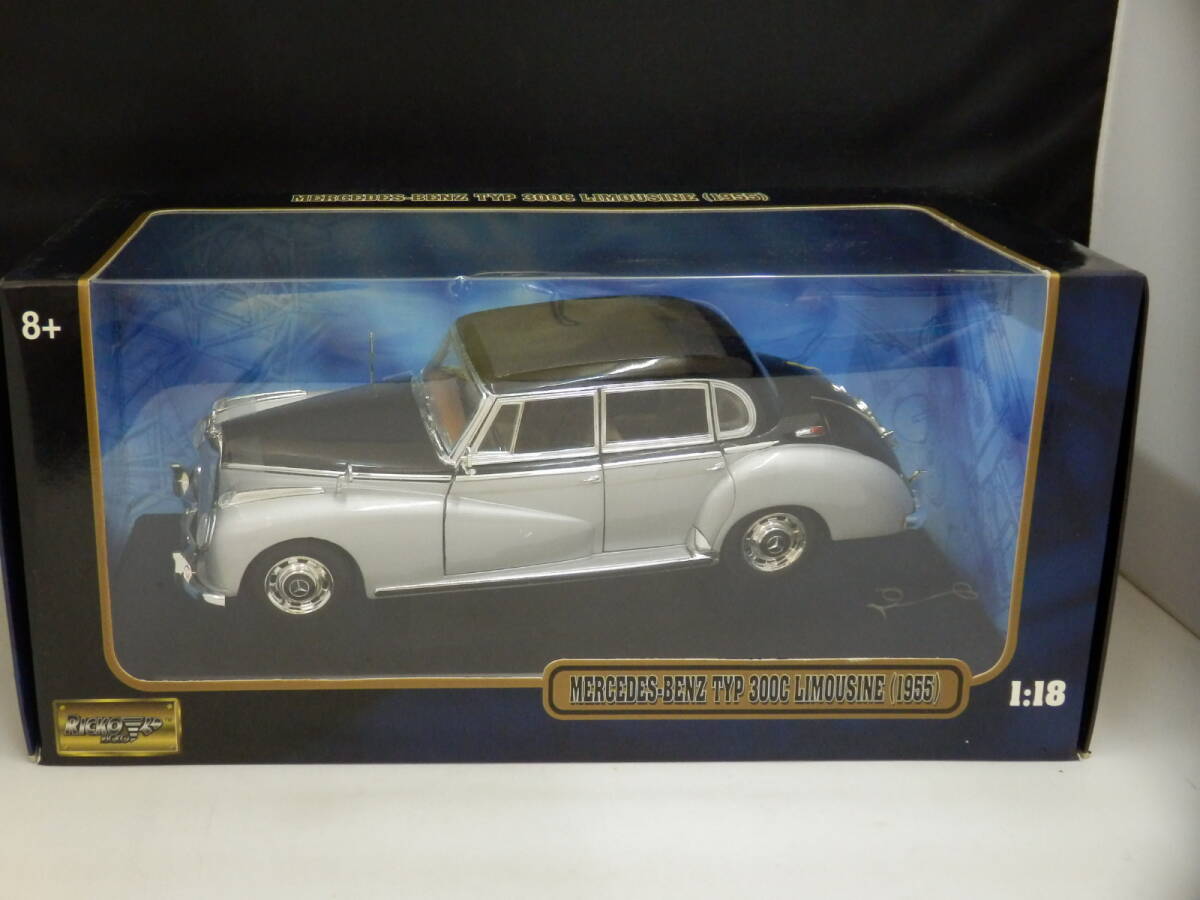 RK32102BS 京商 RICKO リッコ メルセデスベンツ TYP 300C LIMOUSINE 1955 1/18 KYOSHO MERCEDES-BENZ 拍卖