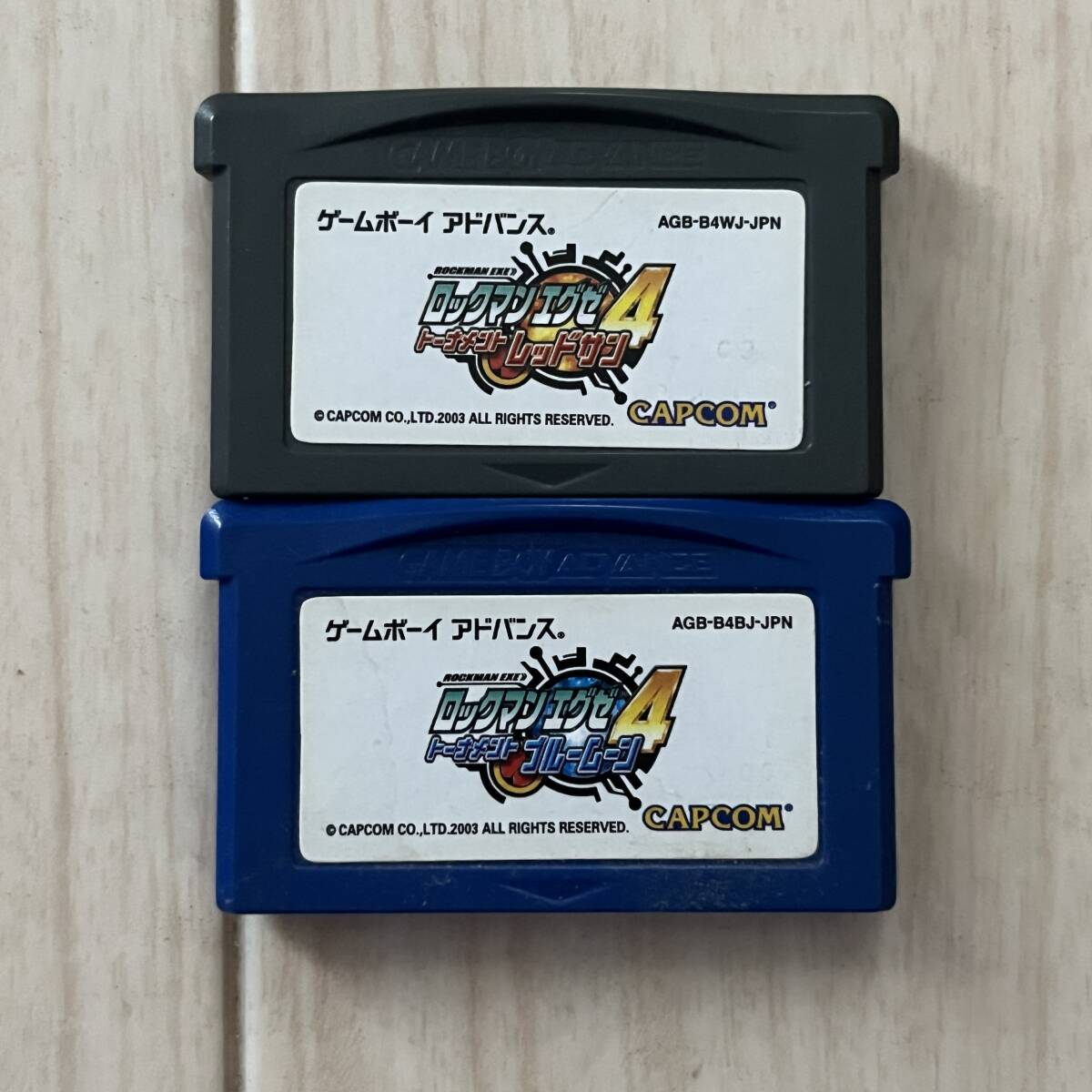 ロックマンエグゼ4 トーナメント レッドサン ブルームーン GBAソフト ゲームボーイアドバンスソフト拍卖